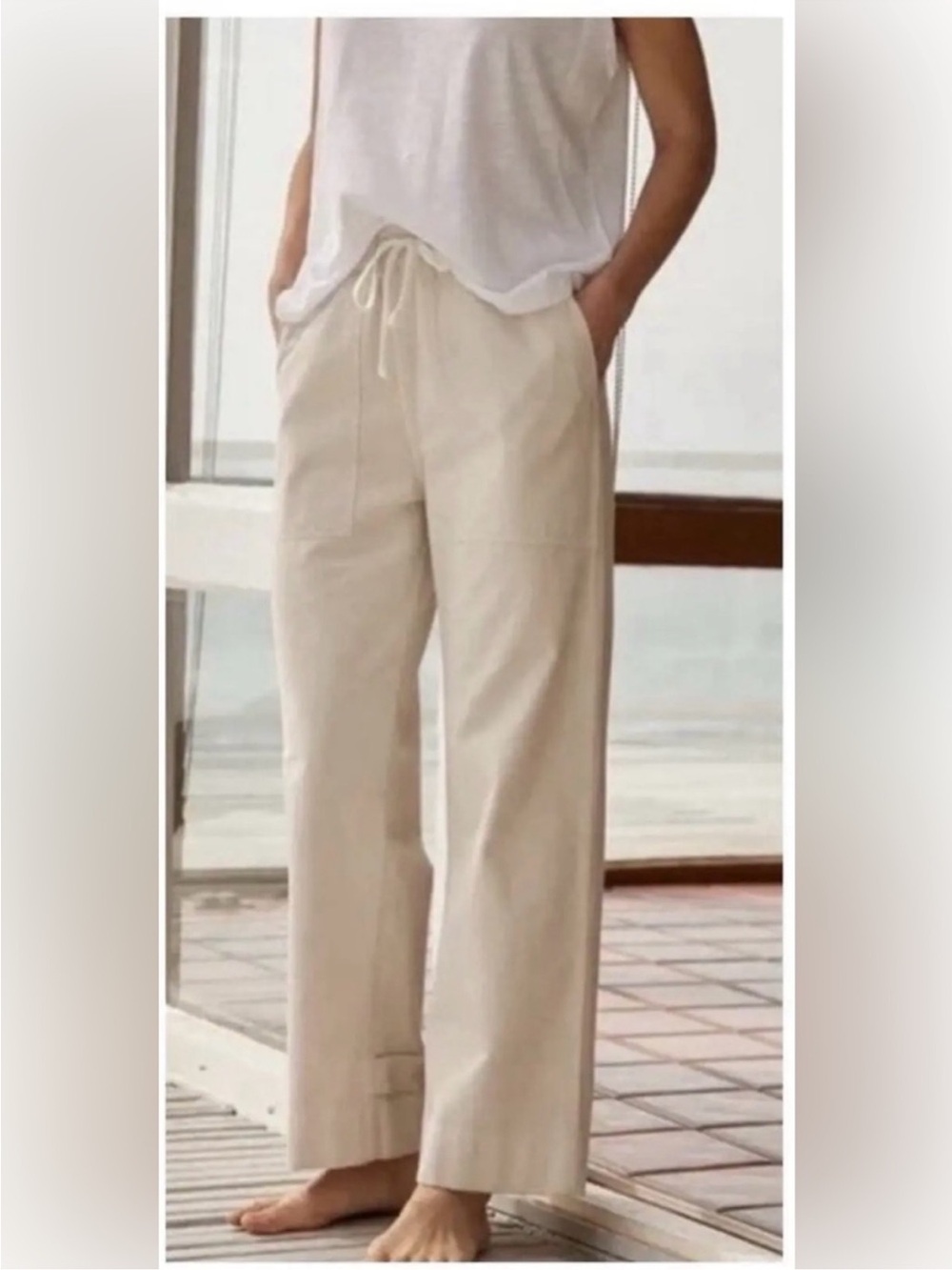 Buck Mason Lantern Herringbone Pull-on pants